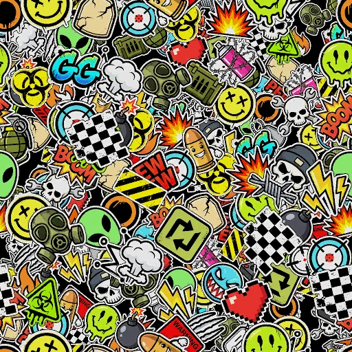 Sticker Shock camo swatch from Modern Warfare 4
