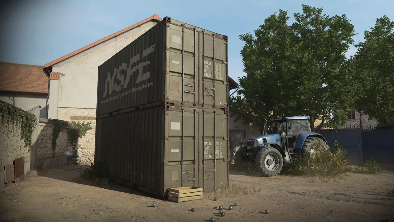 Overhead tactical view of the Cachette map in Modern Warfare 4