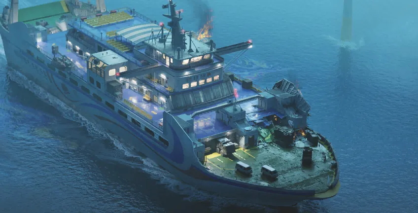 Nautical coastal map scenery in Modern Warfare 4