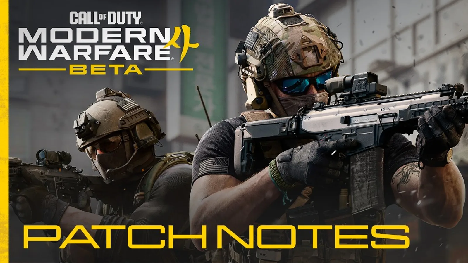 Modern Warfare 4 beta patch notes artwork for the August 24 update