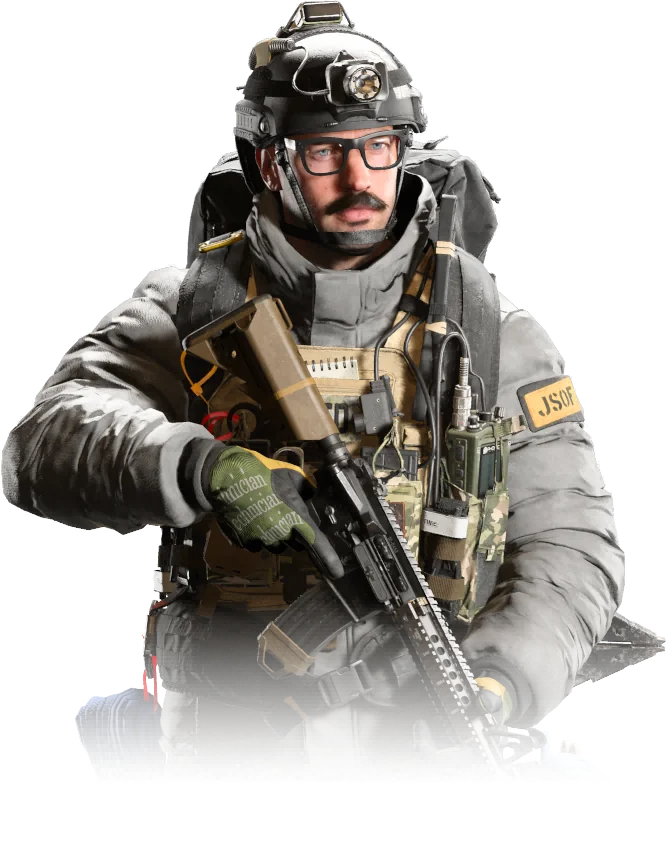 Blackwell operator portrait from Modern Warfare 4