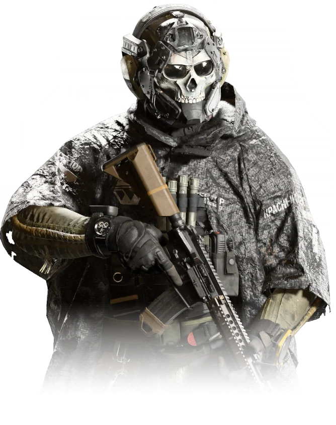 Ghost operator portrait from Modern Warfare 4