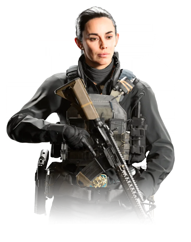 Valeria operator portrait from Modern Warfare 4