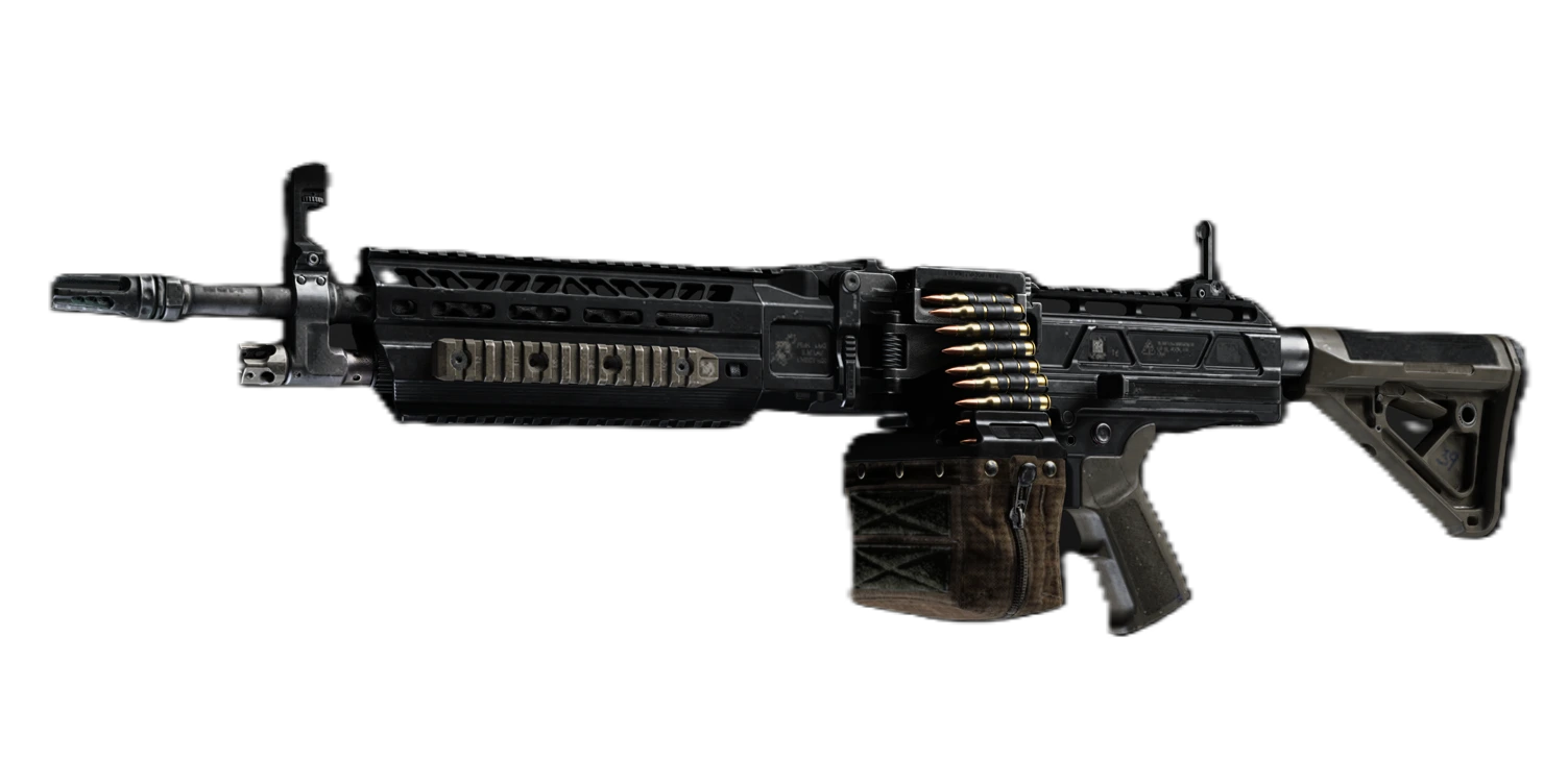Finn LMG light machine gun render from Modern Warfare 4
