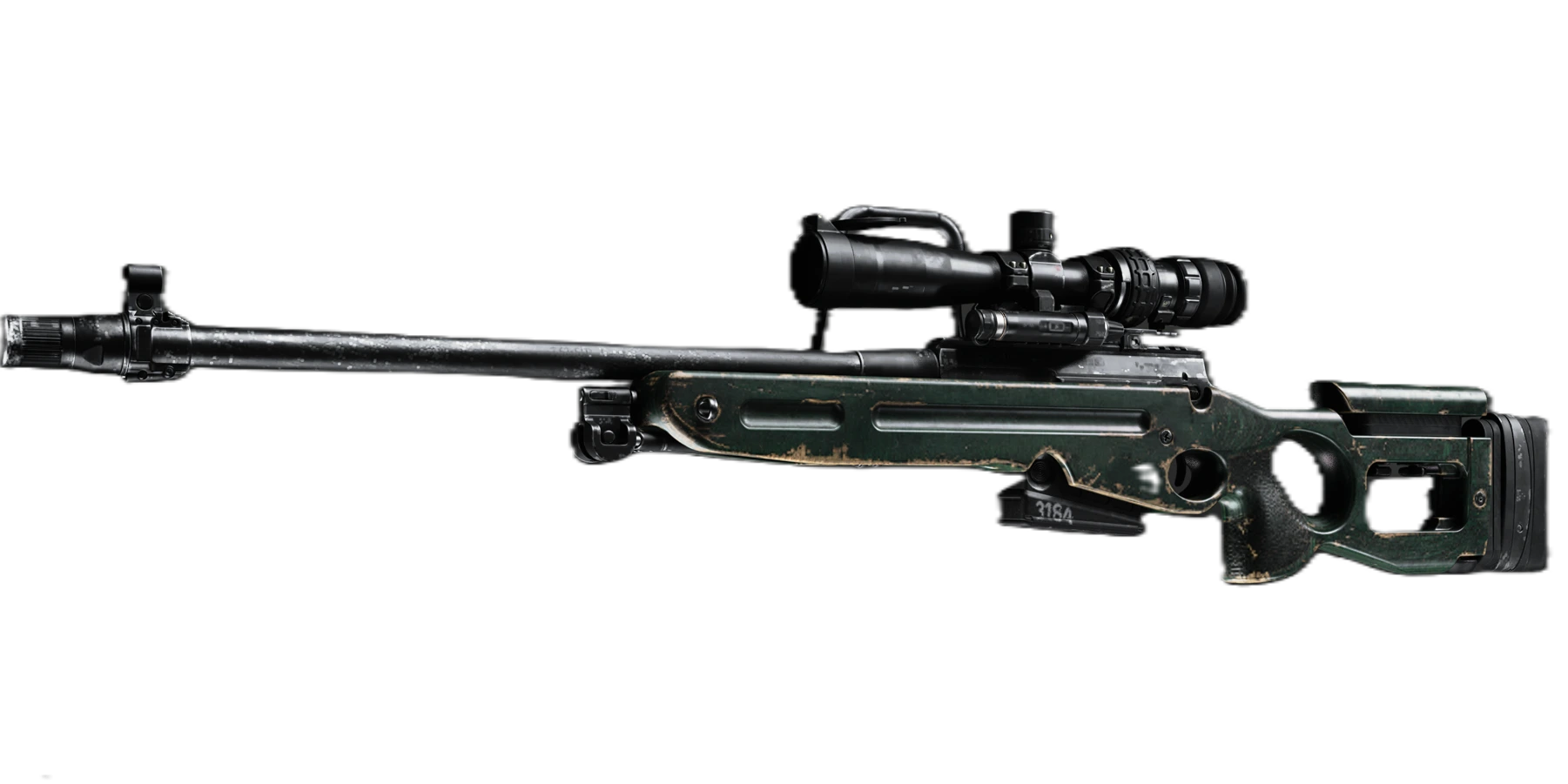 KG-7 Vulcan sniper rifle render from Modern Warfare 4