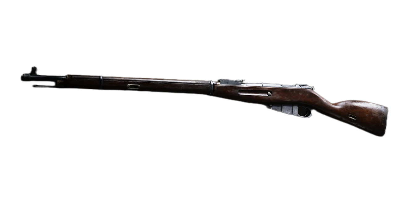 Mosin-Nagant marksman rifle render from Modern Warfare 4