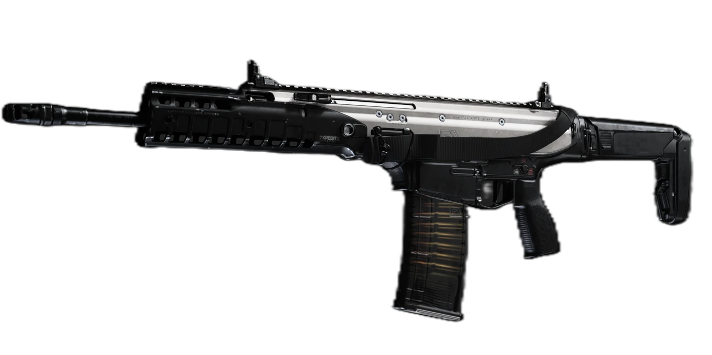PATRIOT XMR assault rifle render from Modern Warfare 4