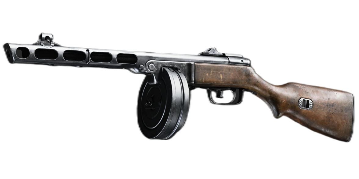 PPSH-41 submachine gun render